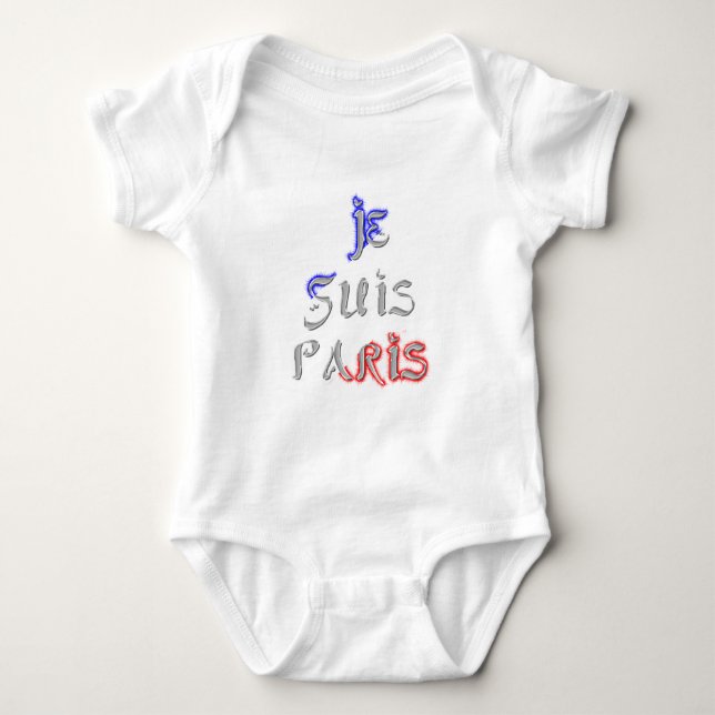 Je Suis Paris Art Print Tröja (Framsida)