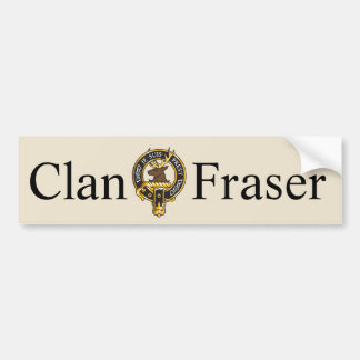 Je Suis Prest - klanFraser vapensköld Bildekal