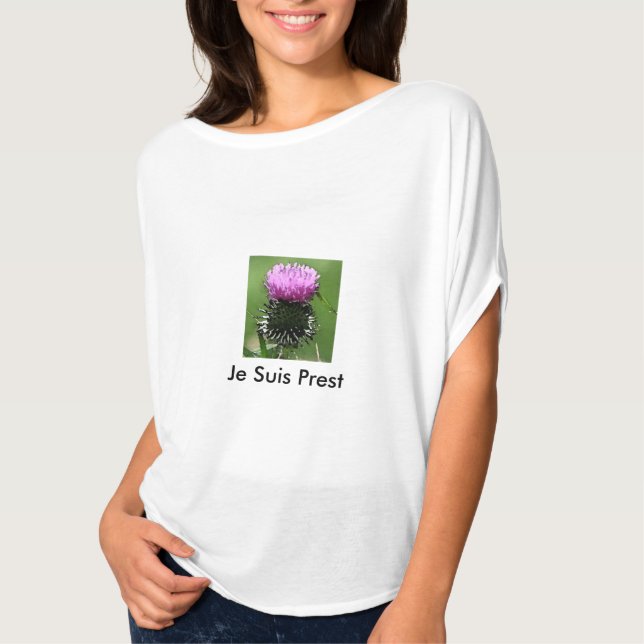 Je Suis Prest Thistle T Tee (Framsida)
