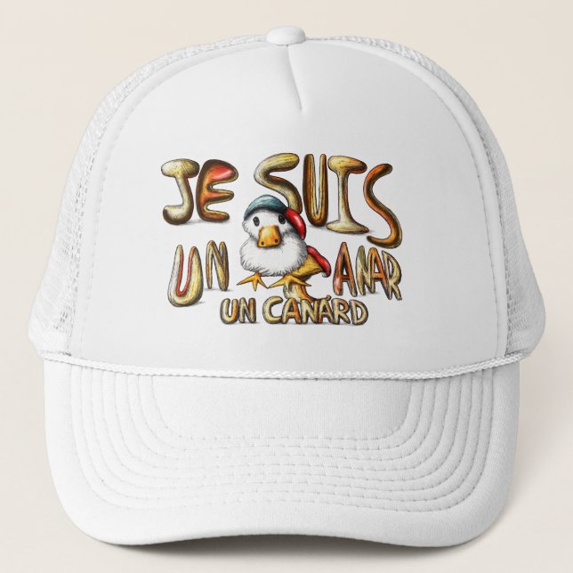 je suis un canard keps (Framsida)