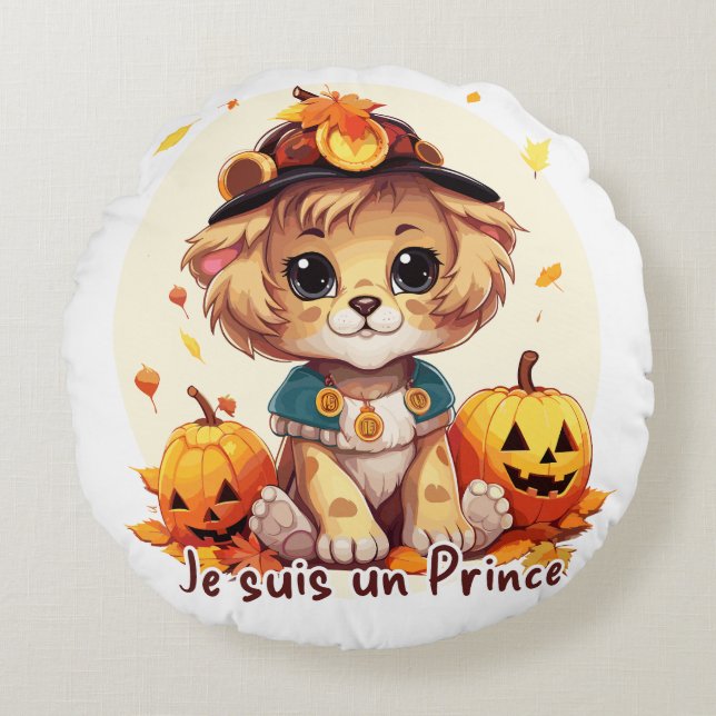 Je suis un Prince Rund Kudde (Framsidan)