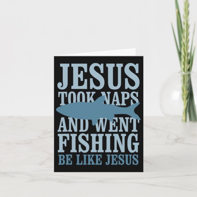 Je-sus-took och Went-fiske är som je-sus Kort (Framsida)