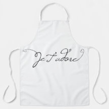 Je T'adore jag bedrövar dig i Fransk