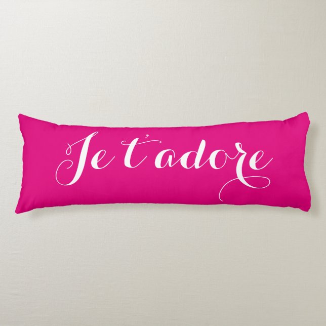 Je t'adore Je t'aime Body Pillow Kroppskudde (Framsidan)