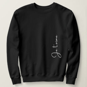 "Je t'aime" är franska för "Jag älskar dig" Elegan T Shirt