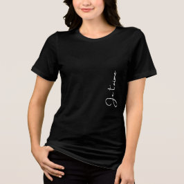 "Je t'aime" är franska för "Jag älskar dig" Elegan T Shirt