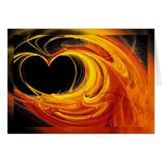 Je t'aime hälsningskort