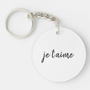 🖤 Je t'aime I kärlek du Fransk Chic Anpassningsba