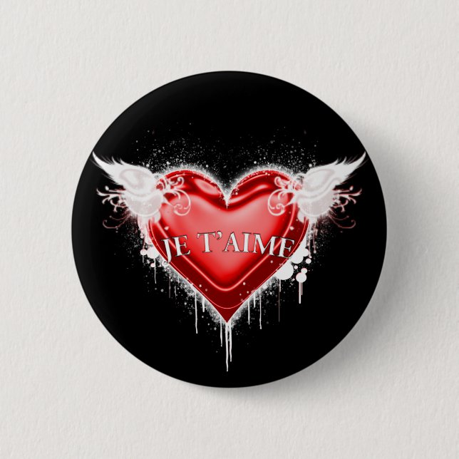 Je t'aime (I kärlek du) Knapp (Framsida)