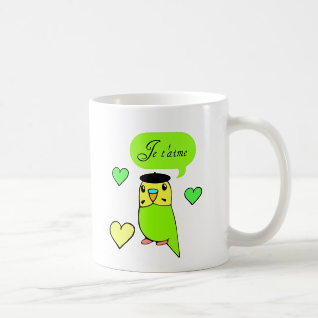 Je t'aime kaffemugg (Höger)