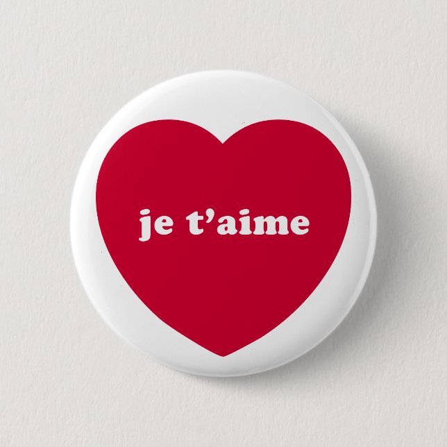 JE T'AIME KNAPP (Framsida)