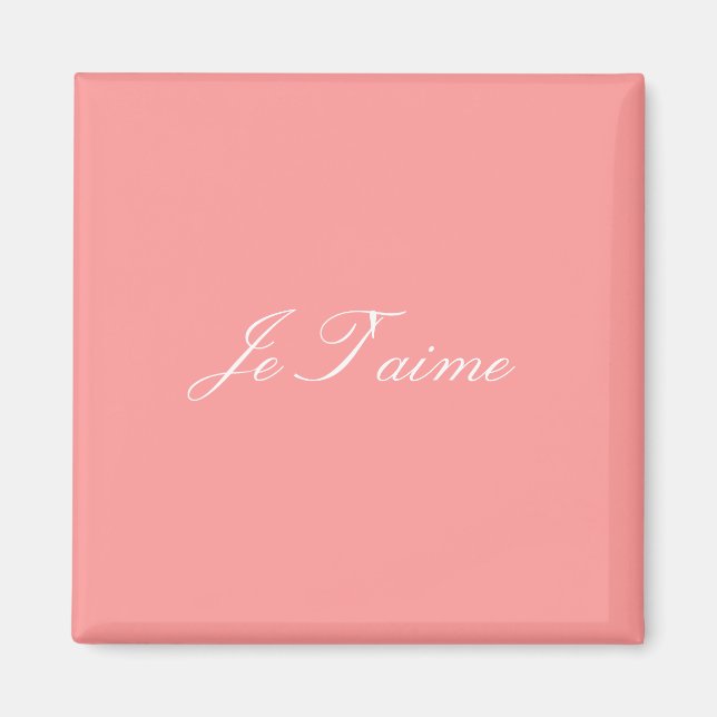 Je T'aime magnet (Framsidan)