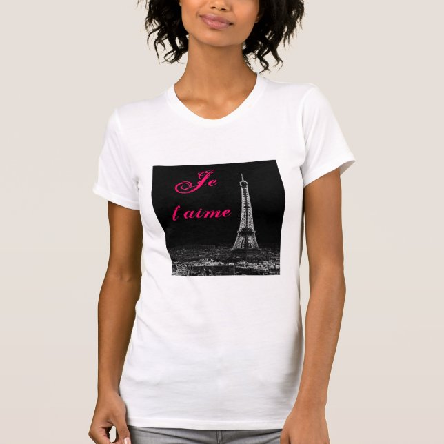 Je t'aime Paris Tee (Framsida)