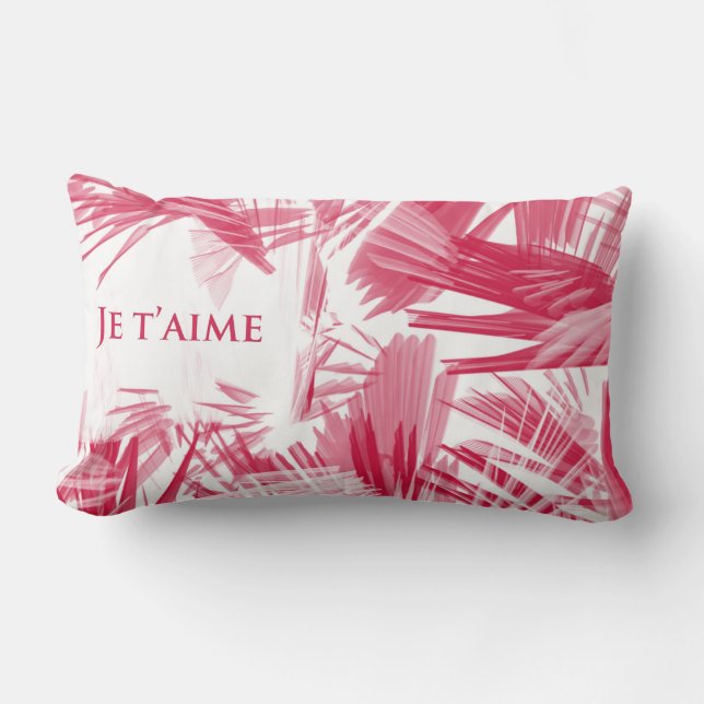 Je t'aime Pillow Lumbarkudde (Framsida)