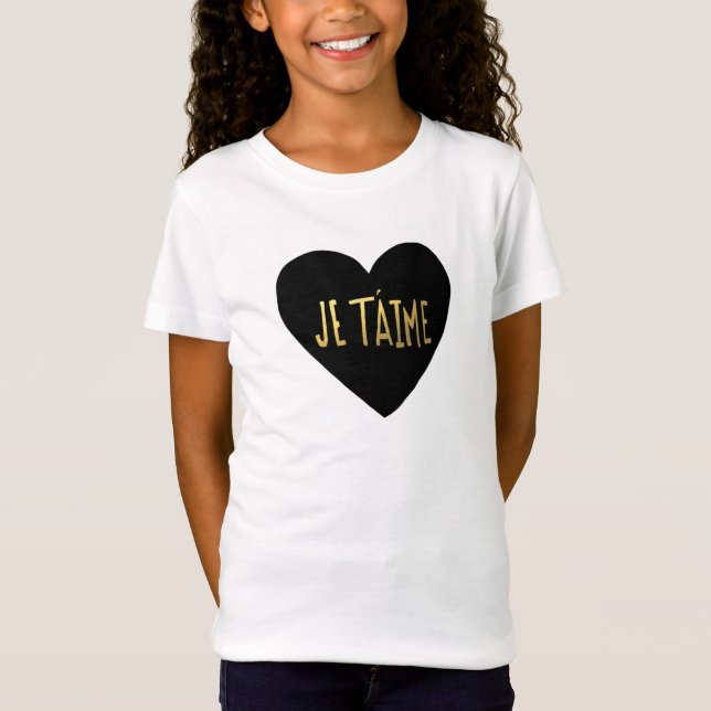 Je T'aime Tee Shirt (Framsida)