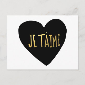 Je T'aime Vykort