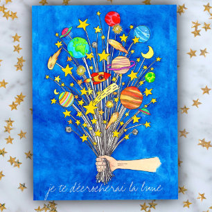 Je te décrocherai la lune vykort av Nicole Janes