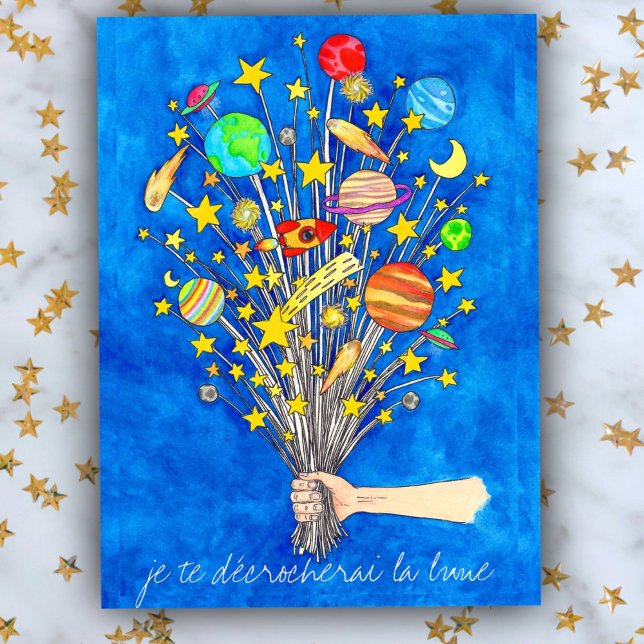 Je te décrocherai la lune vykort av Nicole Janes (Skapare uppladdad)