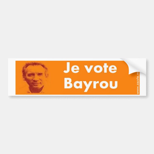 Je vote Bayrou Bildekal (Framsidan)