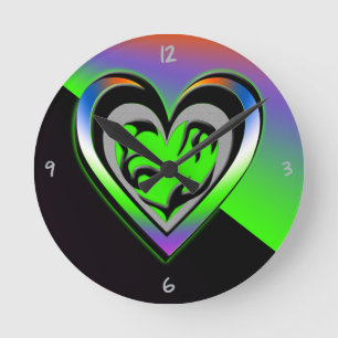 Jealousy Round Clock Rund Klocka