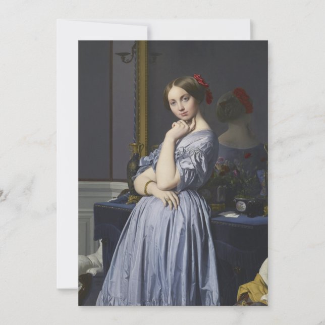 Jean-Auguste-Dominique Ingres - Comtesse d'Hausson Inbjudningar (Framsida)