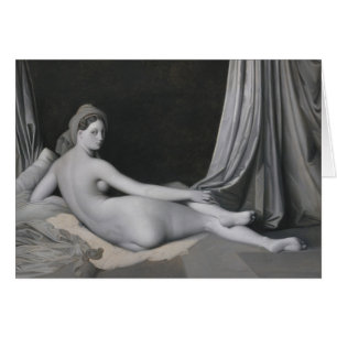 Jean Auguste Dominique Ingres   Odalisque i Grisa Hälsningskort