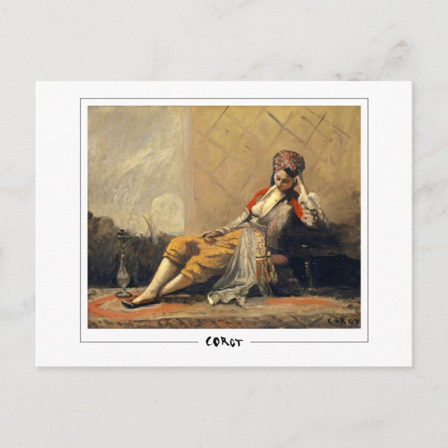 Jean-Baptiste-Camille Corot #231 - Finkonst Pos… Vykort (Framsida)