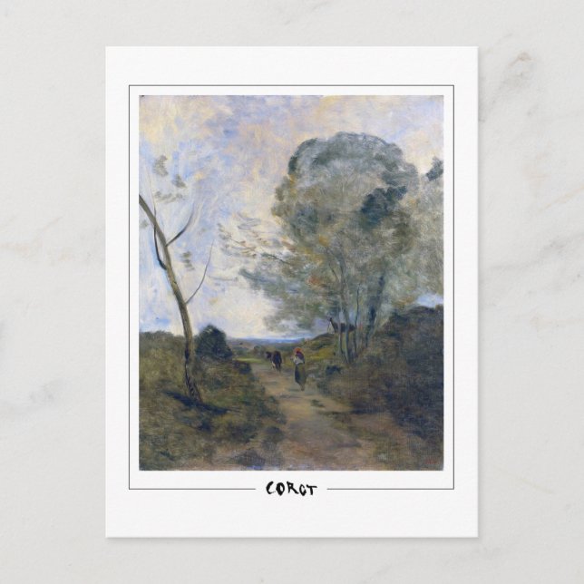 Jean-Baptiste-Camille Corot #24 - Finkonst Post… Vykort (Framsida)