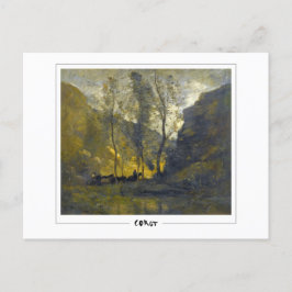 Jean-Baptiste-Camille Corot #301 - Fine Art Pos... Vykort