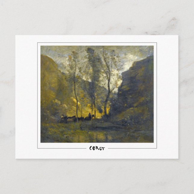 Jean-Baptiste-Camille Corot #301 - Fine Art Pos... Vykort (Framsida)