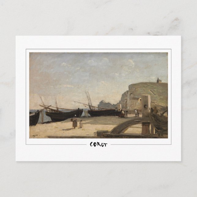 Jean-Baptiste-Camille Corot #360 - Fin konst Vykort (Framsida)