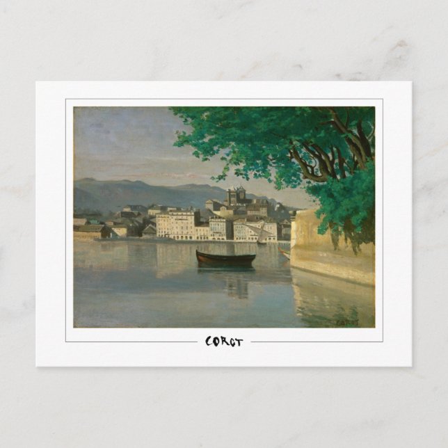 Jean-Baptiste-Camille Corot #389 - Finkonst Vykort (Framsida)
