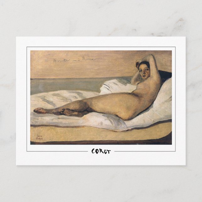 Jean-Baptiste-Camille Corot #38-2 - Fin Art Po... Vykort (Framsida)