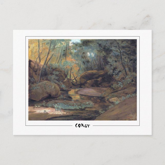 Jean-Baptiste-Camille Corot #391 - Fine Art Pos... Vykort (Framsida)