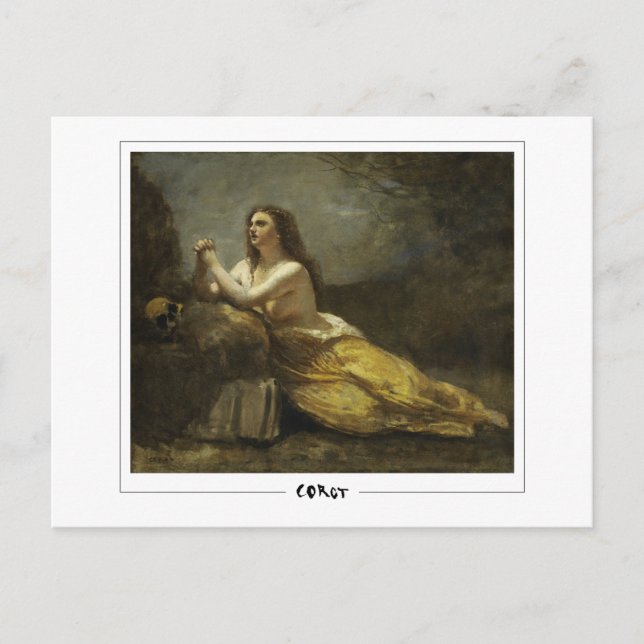 Jean-Baptiste-Camille Corot #4-2 - Finkonst Pos… Vykort (Framsida)