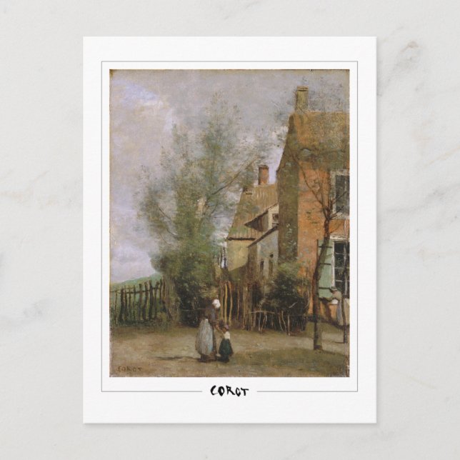 Jean-Baptiste-Camille Corot #592-2 - Konst Vykort (Framsida)