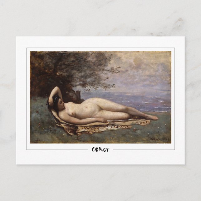 Jean-Baptiste-Camille Corot #620 - Finkonst Vykort (Framsida)