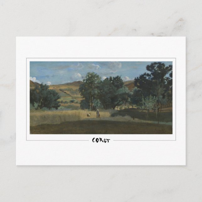 Jean-Baptiste-Camille Corot #758-2 - Finkonst Vykort (Framsida)