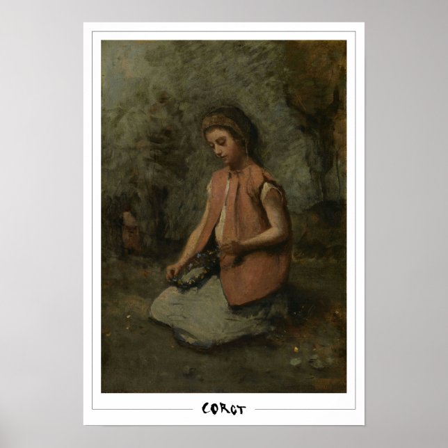 Jean-Baptiste-Camille Corot Art Poster #87 (Framsidan)