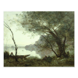 Jean-Baptiste-Camille Corot - Boatman Fototryck
