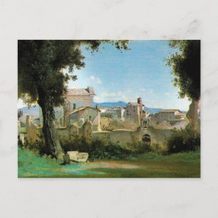 Jean-Baptiste Camille Corot, färsk Rom Vykort