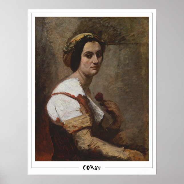 Jean-Baptiste-Camille Corot Finkonst #363-2 Poster (Framsidan)