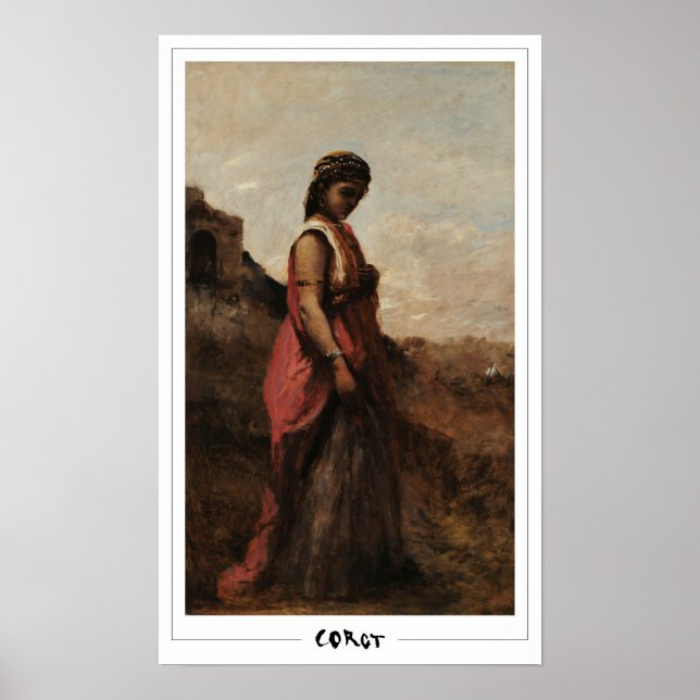 Jean-Baptiste-Camille Corot Finkonst #427 Poster (Framsidan)