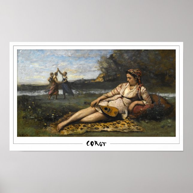 Jean-Baptiste-Camille Corot Konstaffisch #11 Poster (Framsidan)