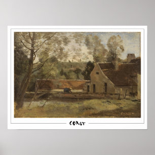 Jean-Baptiste-Camille Corot konstaffisch #129 Poster