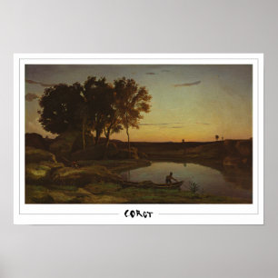 Jean-Baptiste-Camille Corot konstaffisch #35-2 Poster