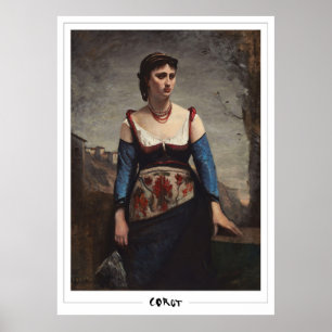 Jean-Baptiste-Camille Corot konstaffisch #406 Poster