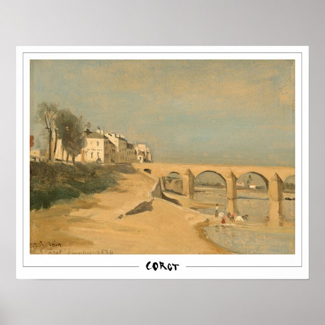 Jean-Baptiste-Camille Corot Konstaffisch #442-2 Poster (Framsidan)