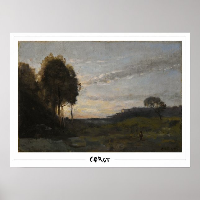 Jean-Baptiste-Camille Corot Konstaffisch #461 Poster (Framsidan)