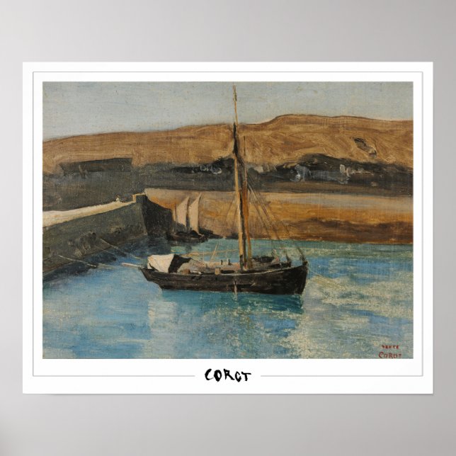 Jean-Baptiste-Camille Corot konstaffisch #604-2 Poster (Framsidan)